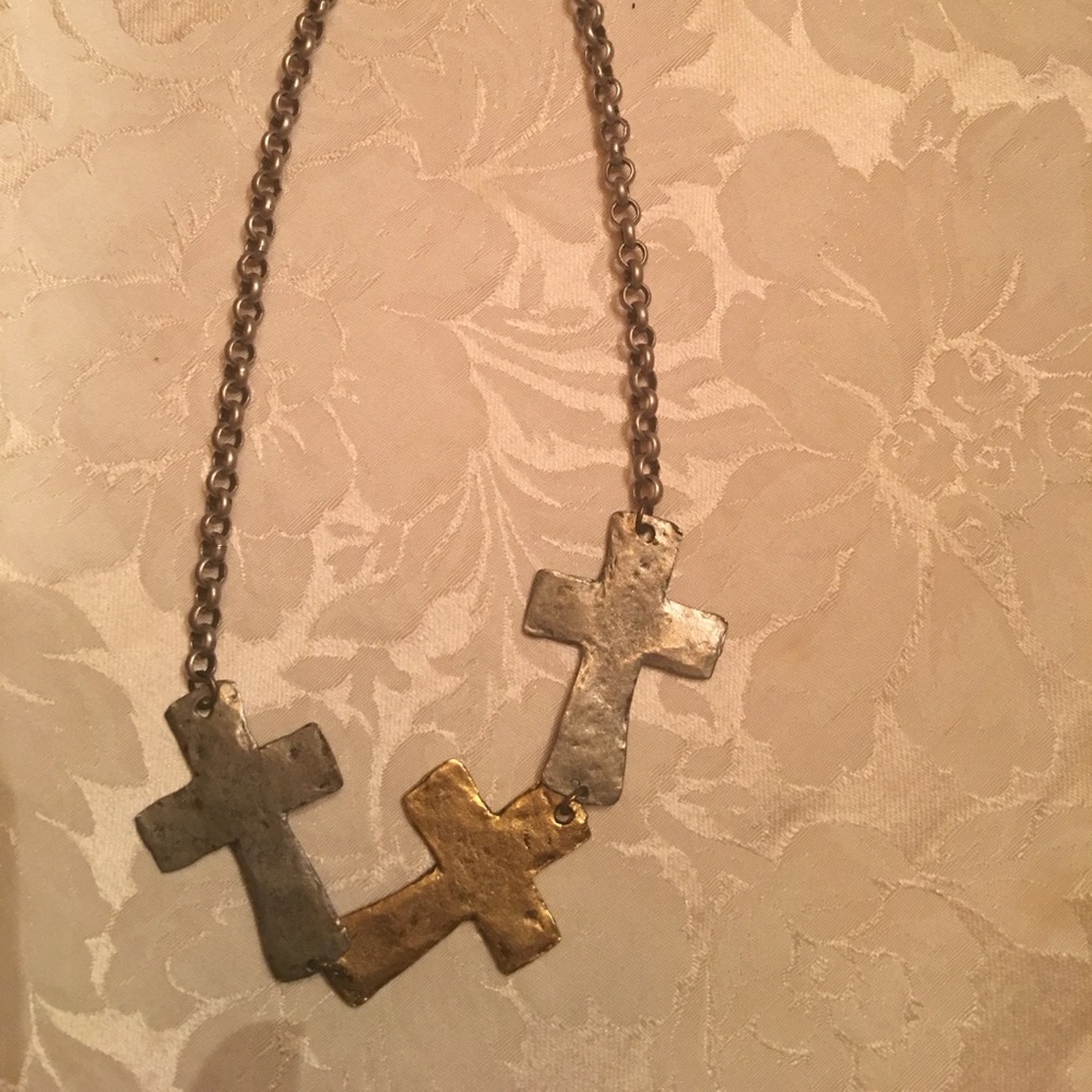 Hand made Cross Necklace